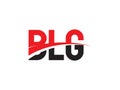 BLG Letter Initial Logo Design Vector Illustration Royalty Free Stock Photo