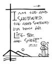 Bliblic phrase: I am the good Shepherd