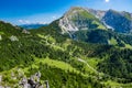 Blick vom Jenner auf Wald und Berge