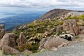 Blick vom  Mount Wellington auf Hobart,Tasmanien, Australien Royalty Free Stock Photo