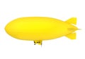 Blimp Airship Isolated