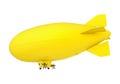 Blimp Airship Isolated