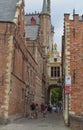 Blind Donkey Alley - Bruges - Belgium Royalty Free Stock Photo