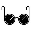 Blind glasses icon, simple style