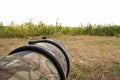 Blind Hide Bird photography in field