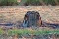 Blind Hide Bird Watching at sunset