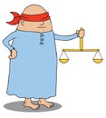 Blind Justice Royalty Free Stock Photo