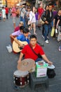 Blind musicians performing