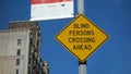 Blind Persons Crossing Ahead