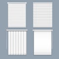 Blind window curtain or set of isolated louver