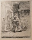 The Blindness of Tobit from 1651. by Rembrandt