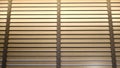 Blinds, Evening sun light outside window blinds, sunshine and shadow on window blind, decorative interior in home Royalty Free Stock Photo