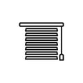 Blinds icon isolated on white background Royalty Free Stock Photo