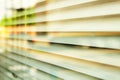 Blinds on the windows of office texture Royalty Free Stock Photo