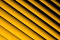 Blinds yellow backgroundÃ¢â¬âeffective light protection devices from horizontal slats. Lamellas are stationary, turn, regulate light
