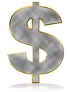 Bling Dollar Symbol Royalty Free Stock Photo