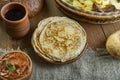 Russian classic Blini