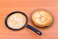 Russian pancakes blini