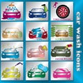 Blink color car wash icons