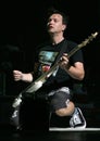 Blink 182 performs in concert