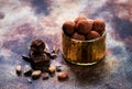Bliss balls chocolate sweets truffles