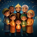 A Blissful Coalescence: Celebrating Christmas, Hanukkah, Eid, and Diwali Together