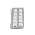 Blister bubble pack of pills isolated Royalty Free Stock Photo