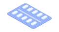 Blister pack with tablets Royalty Free Stock Photo