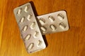 Blister packs antibiotics and pills