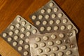 Blister packs antibiotics and pills