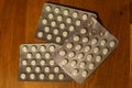 Blister packs antibiotics and pills