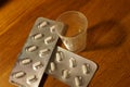 Blister packs antibiotics and pills