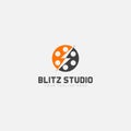 Blitz studio and electrical logo designs