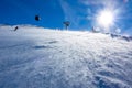 Blizzard on the Ski Slope