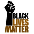 Black lives matters. Social poster, banner.