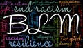 BLM Word Cloud Royalty Free Stock Photo