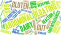Bloating Word Cloud Royalty Free Stock Photo