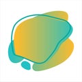 Blob Gradient Vector For Template Royalty Free Stock Photo