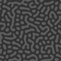 Blob Seamless Pattern Vector Grey Black Apparel Design Print Abstract Background