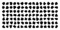 Blob shapes are organic.
