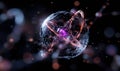 Bloch Sphere with Glowing Representation