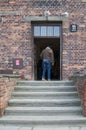 Block 11 in Auschwitz concentration camp Royalty Free Stock Photo