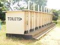 Block of Blair pit latrines/toilets