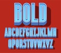 Block bold font