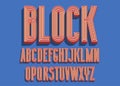 Block bold font