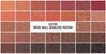 Block brick wall seamless pattern collection set texture background