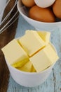 Block of butter Royalty Free Stock Photo