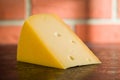 Block of edam cheese Royalty Free Stock Photo