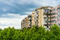 Block of flats. Apartament buildings in Bucharest, Romania, 2020 Royalty Free Stock Photo