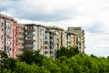 Block of flats. Apartament buildings in Bucharest, Romania, 2020 Royalty Free Stock Photo